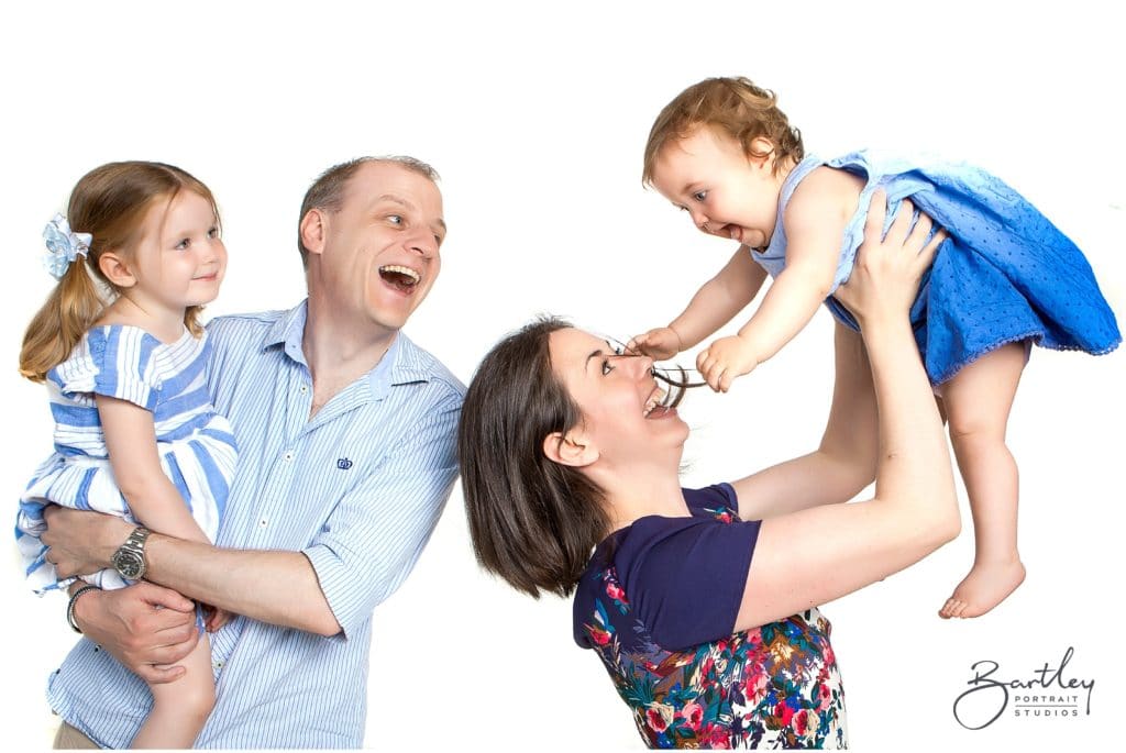 family portrait emotion and fun taken at chesterstudio