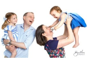 family portrait emotion and fun taken at chesterstudio