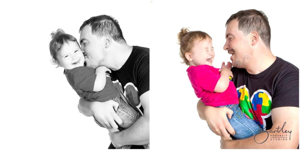 dad and daughter photoshoot