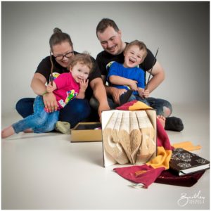 harry potter obsessed family photoshoot