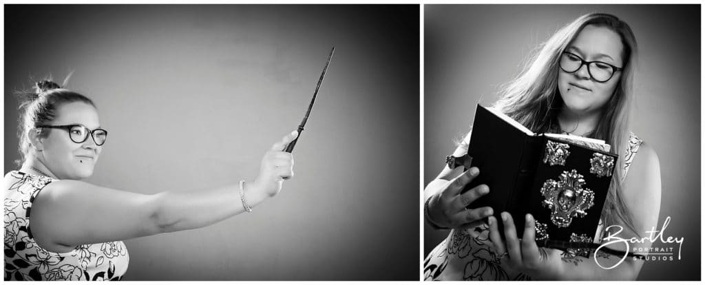 harry potter obsessed couple photoshoot