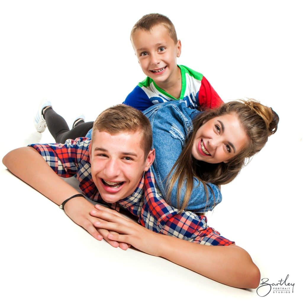 pile on studio photography image