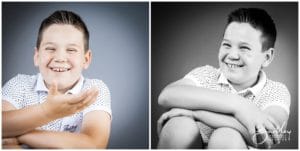 expressions from young lad taken at portrait studio manchester